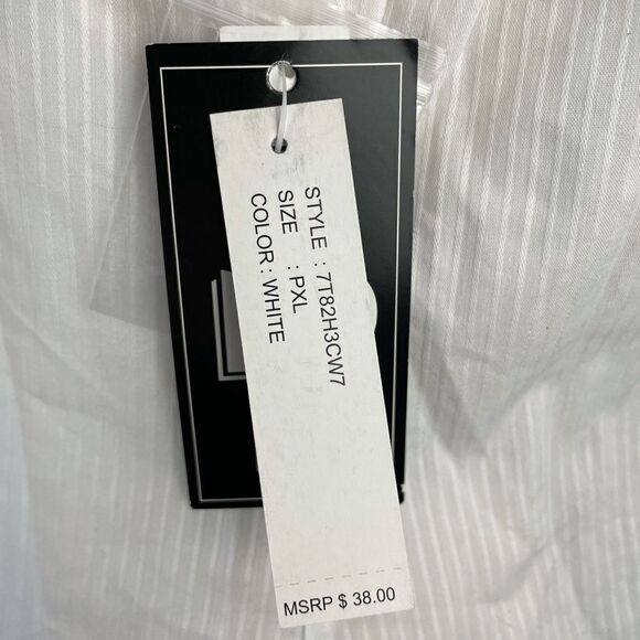 NWT Lifestyle Attitude Sleeveless Button Down Top - Picture 5 of 7